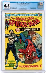 "AMAZING SPIDER-MAN" #129 FEBRUARY 1974 CGC 4.5 VG+ (FIRST PUNISHER).