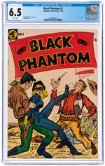 "BLACK PHANTOM" #1 NOVEMBER 1954 CGC 6.5 FINE+.