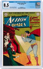 "ACTION COMICS" #131 APRIL 1949 CGC 8.5 VF+.