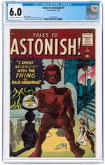 "TALES TO ASTONISH" #7 JANUARY 1960 CGC 6.0 FINE.