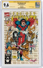 "NEW MUTANTS" #100 APRIL 1991 CGC 9.6 NM+ SIGNATURE SERIES (FIRST X-FORCE).