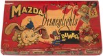 "MAZDA DISNEYLIGHTS - DUMBO" RARE BOXED CHRISTMAS LIGHTS SET.