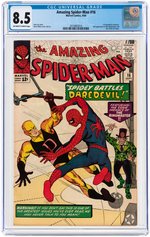 "THE AMAZING SPIDER-MAN" #16 SEPTEMBER 1964 CGC 8.5 VF+.