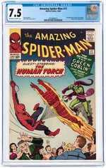 "THE AMAZING SPIDER-MAN" #17 OCTOBER 1964 CGC 7.5 VF-.