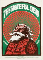 FAMILY DOG CONCERT POSTER FD-40 FEATURING THE GRATEFUL DEAD.