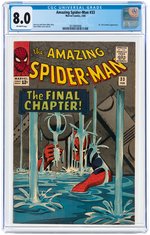 "THE AMAZING SPIDER-MAN" #33 FEBRUARY 1966 CGC 8.0 VF.