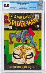 "THE AMAZING SPIDER-MAN" #35 APRIL 1966 CGC 8.0 VF.