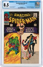 "THE AMAZING SPIDER-MAN" #37 JUNE 1966 CGC 8.5 VF+ (FIRST NORMAN OSBORN).