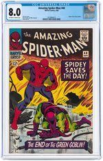 "THE AMAZING SPIDER-MAN" #40 SEPTEMBER 1966 CGC 8.0 VF.