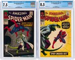 "THE AMAZING SPIDER-MAN" #44 & #45 CGC PAIR.