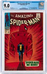 "THE AMAZING SPIDER-MAN" #50 JULY 1967 CGC 9.0 VF/NM (FIRST KINGPIN).