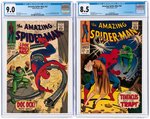 "THE AMAZING SPIDER-MAN" #53 & #54 CGC PAIR.