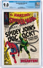 "THE AMAZING SPIDER-MAN" #56 JANUARY 1968 CGC 9.0 VF/NM (FIRST GEORGE STACY).