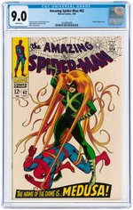 "THE AMAZING SPIDER-MAN" #62 JULY 1968 CGC 9.0 VF/NM.