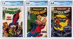 "THE AMAZING SPIDER-MAN" #68-70 CGC TRIO.