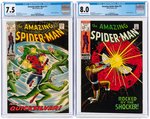 "THE AMAZING SPIDER-MAN" #71 & #72 CGC PAIR.