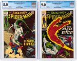 "THE AMAZING SPIDER-MAN" #76 & #77 CGC PAIR.