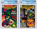 "THE AMAZING SPIDER-MAN" #78 & #79 PAIR OF CGC GRADED.