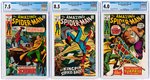 "THE AMAZING SPIDER-MAN" #83-85 CGC TRIO.