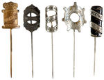 BICYCLE NAME-PLATE STYLE STICKPINS CIRCA 1896.