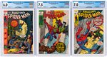 "THE AMAZING SPIDER-MAN" #96-98 CGC TRIO.