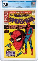 "THE AMAZING SPIDER-MAN" ANNUAL #2 1965 CGC 7.0 FINE/VF.