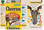 "CHEERIOS" FILE COPY CEREAL BOX FLAT WITH "WYATT EARP 'DRAGOON' PISTOL & SHOOTING GAME" OFFER.