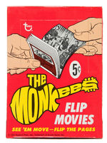 "THE MONKEES FLIP MOVIES" TOPPS FULL DISPLAY BOX.