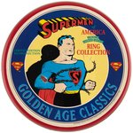 SUPERMAN "SUPERMEN OF AMERICA" LIMITED EDITION REPRODUCTION RING SET (SILVER WITH DIAMOND).