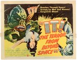 "IT! THE TERROR FROM BEYOND SPACE" TITLE CARD.