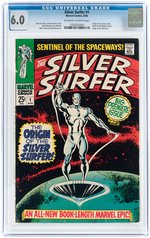 "SILVER SURFER" #1 AUGUST 1968 CGC 6.0 FINE.