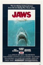 "JAWS" ONE SHEET MOVIE POSTER.