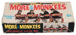 "MORE OF THE MONKEES" DONRUSS FULL GUM CARD DISPLAY BOX PLUS COMPLETE SET OF CARDS.