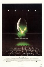 "ALIEN" ONE SHEET MOVIE POSTER.