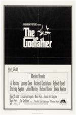 "THE GODFATHER" ONE SHEET MOVIE POSTER.