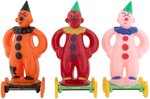 ROSBRO ROSEN HALLOWEEN CLOWN CANDY CONTAINER/TOY LOT.