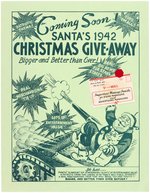 SEARS 1942 CHRISTMAS COMIC PROMOTIONAL LOT.