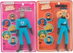 MEGO FANTASTIC FOUR SET ON PIN PIN CARDS.