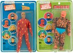 MEGO FANTASTIC FOUR SET ON PIN PIN CARDS.