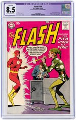 "FLASH" #106 APRIL-MAY 1959 CGC RESTORED 8.5 APPARENT VF+ (FIRST GORILLA GRODD & PIED PIPER).