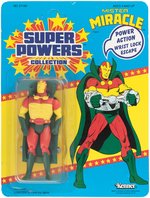 "SUPER POWERS" MISTER MIRACLE FIGURE ON CARD.