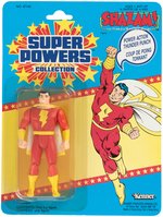 "SUPER POWERS" SHAZAM! FIGURE ON CARD.