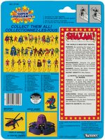 "SUPER POWERS" SHAZAM! FIGURE ON CARD.