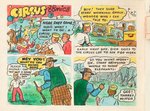 "CIRCUS 3-D COMICS" COMIC BOOK PROTOTYPE ORIGINAL ART.