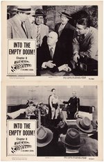 "ATOM MAN VS. SUPERMAN" MOVIE SERIAL LOBBY CARD LOT.