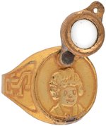 LITTLE ORPHAN ANNIE SECRET GUARD MAGNIFYING RING HIGH GRADE EXAMPLE.