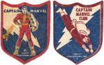 "CAPTAIN MARVEL" & MARVEL FAMILY FELT PATCH LOT.