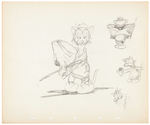 FOULFELLOW & GIDEON PINOCCHIO PRODUCTION DRAWINGS PAIR.