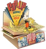 BLUE RIBBON "POP-UP BOOKS" RARE STORE PROMOTIONAL DISPLAY FEATURING MICKEY MOUSE & BUCK ROGERS.