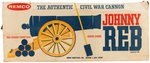 REMCO "JOHNNY REB - THE AUTHENTIC CIVIL WAR CANNON" BOXED TOY.